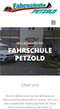 Mobile Screenshot of fahrschule-petzold.de